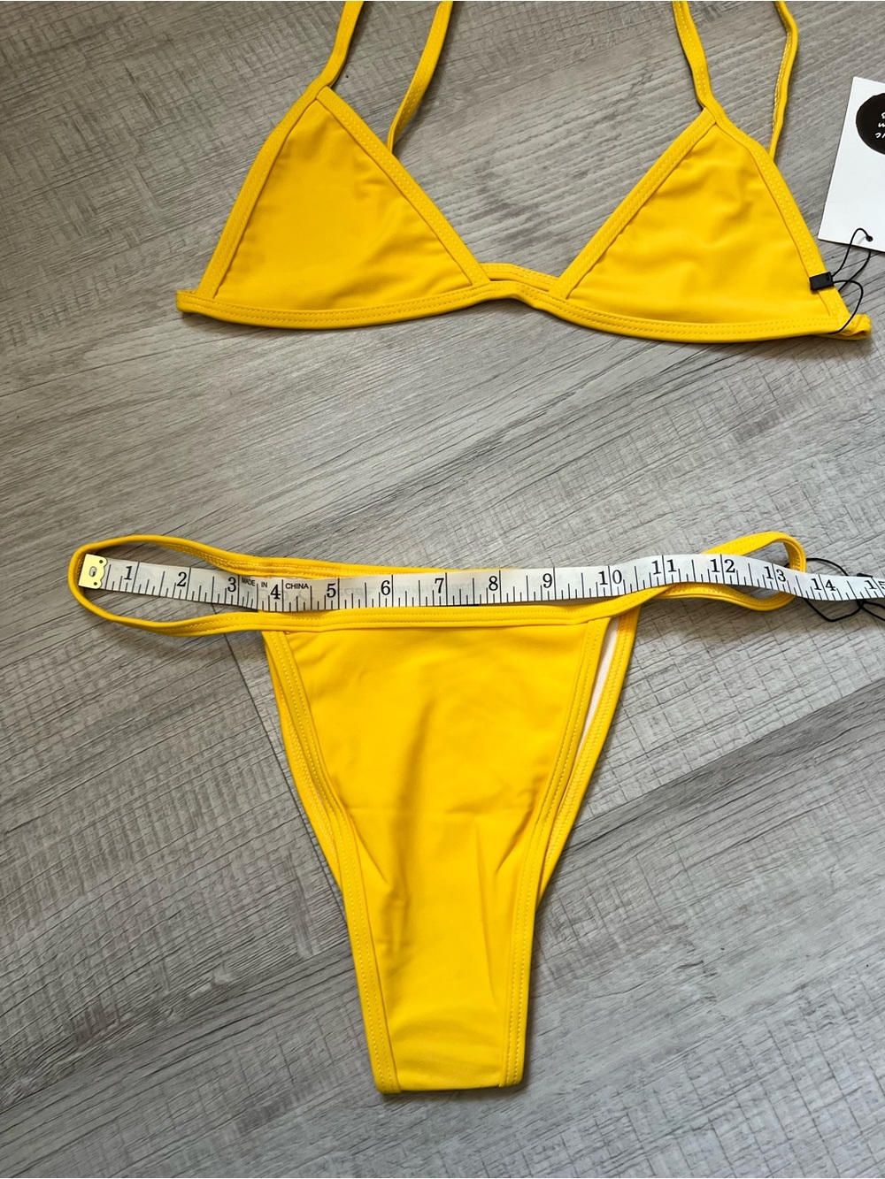 NEW BASIC SWIM La Premiere Swim Set Yellow - Picture 14 of 16
